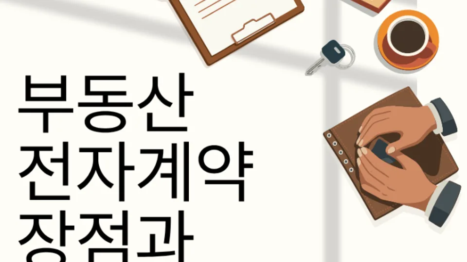 부동산 전자계약, 임대인·임차인·공인중개사가 알아야 할 장점과 단점 블로그 글 썸네일